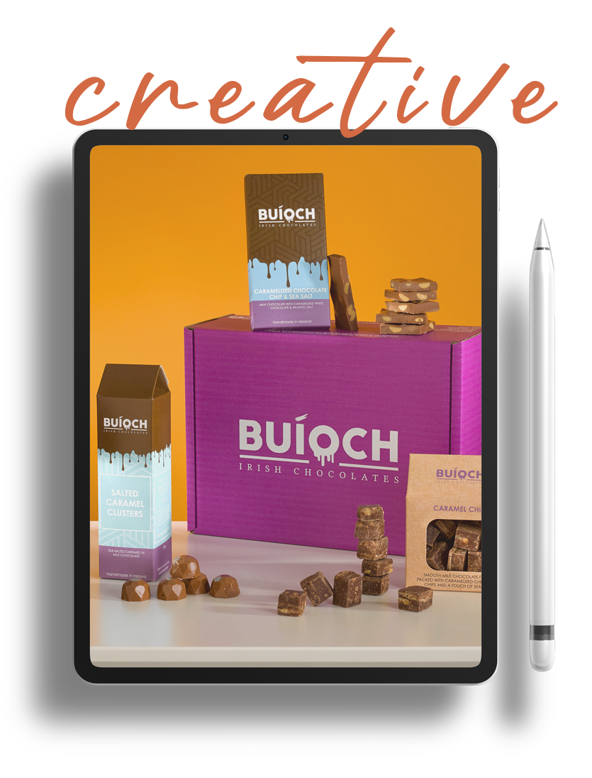 image of a graphic design for a chocolate package