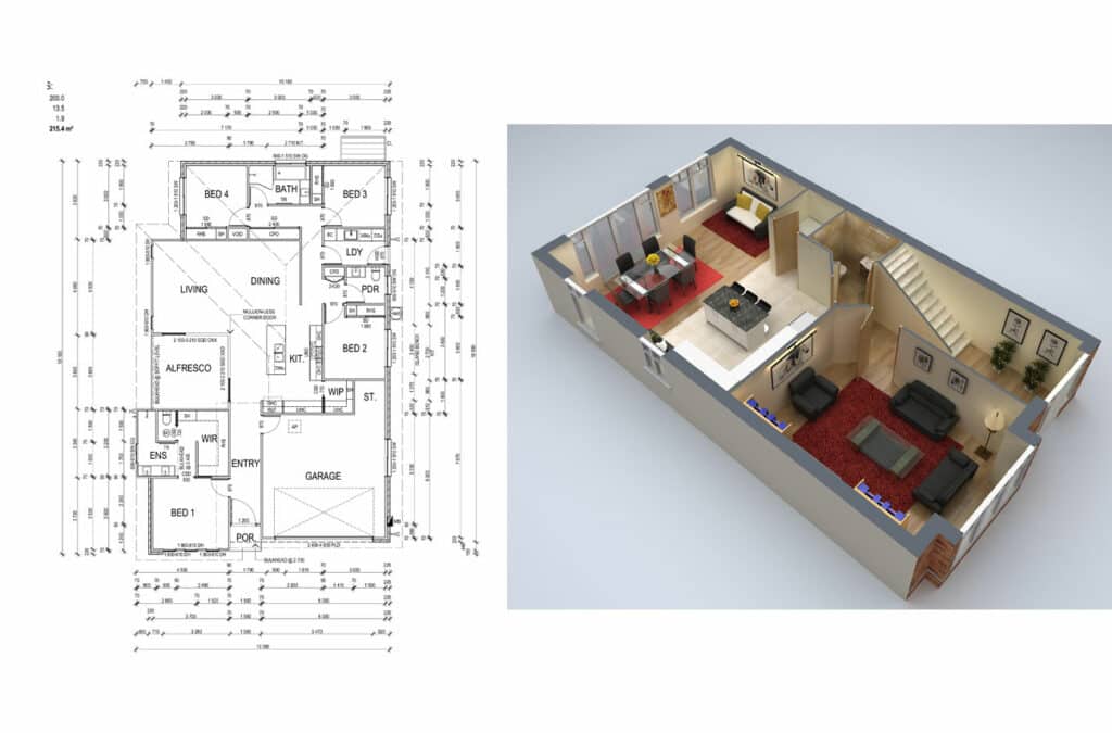 What are 3D Floor Plans Exactly ?- 3D property Renders
