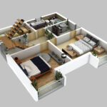 3D Floor plans-3D property Renders