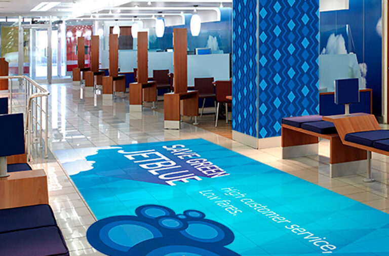 exhibition floor graphics